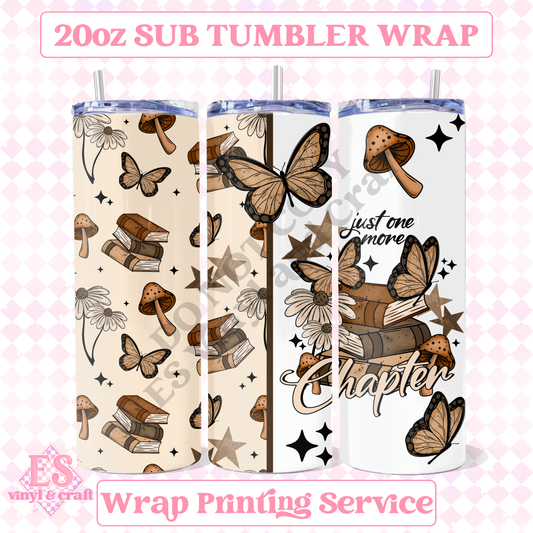 One More Chapter - Full 20oz Tumbler Sublimation Print image 0