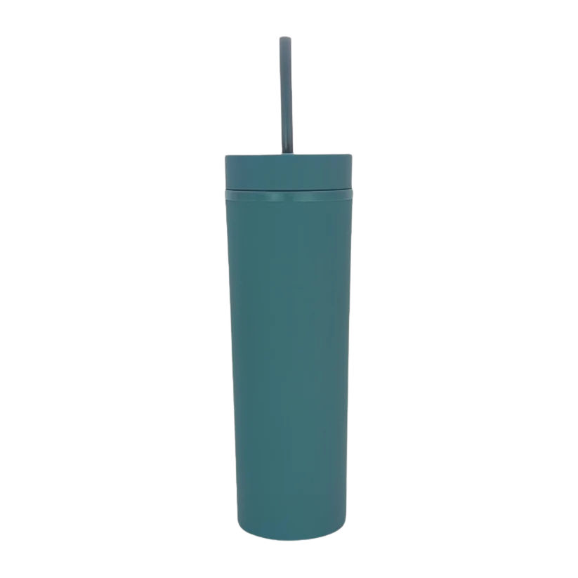 Matte Skinny Tumblers Double Wall 16oz (Letters Z - A11)