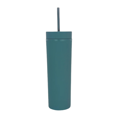 Matte Skinny Tumblers Double Wall 16oz (Letters Z - A11)
