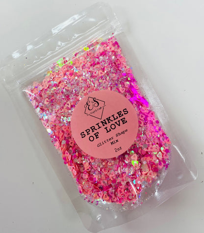Sprinkles of Love - Glitter Shapes Chunky Glitter Mix image 0
