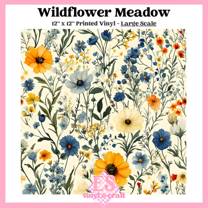 Wildflower Meadow - Small or Large Scale Options - 12" x 12" Sheet image 2