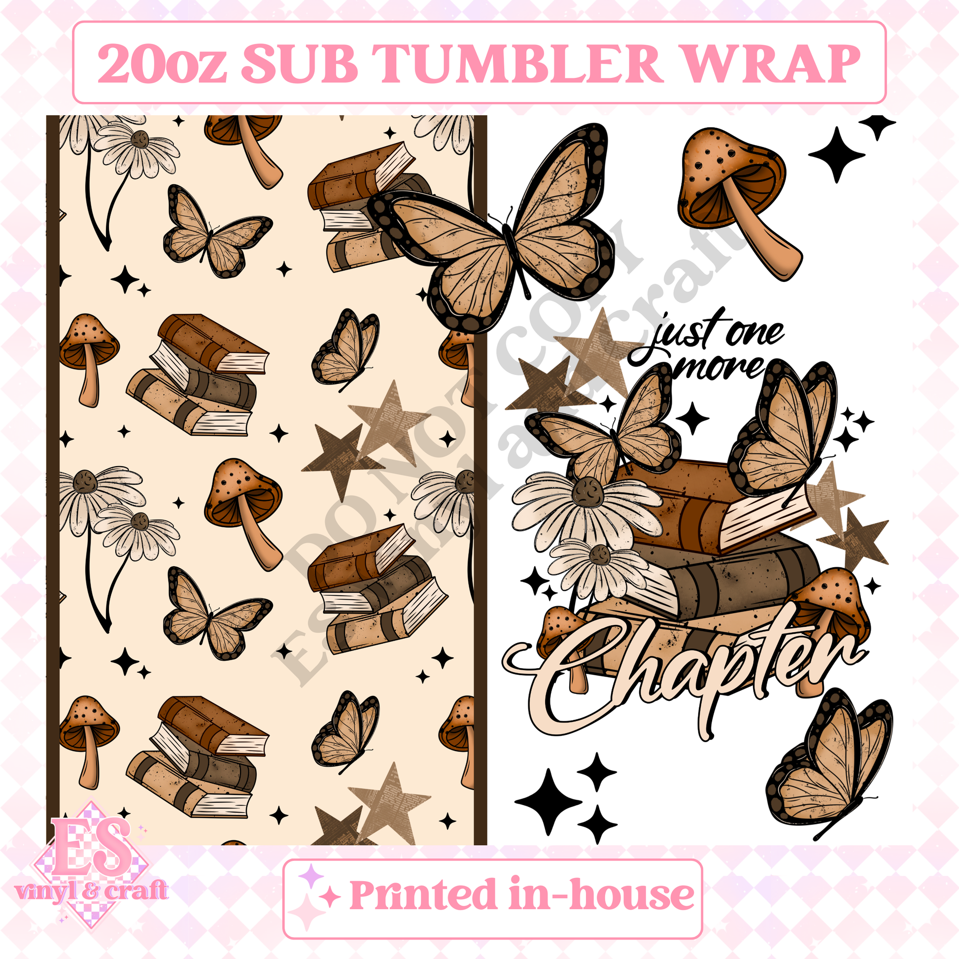 One More Chapter - Full 20oz Tumbler Sublimation Print image 1