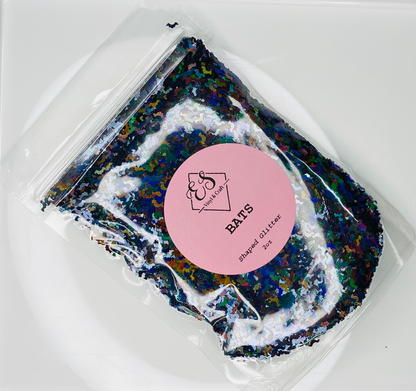 Bats - Glitter Shapes Chunky Glitter Mix image 1