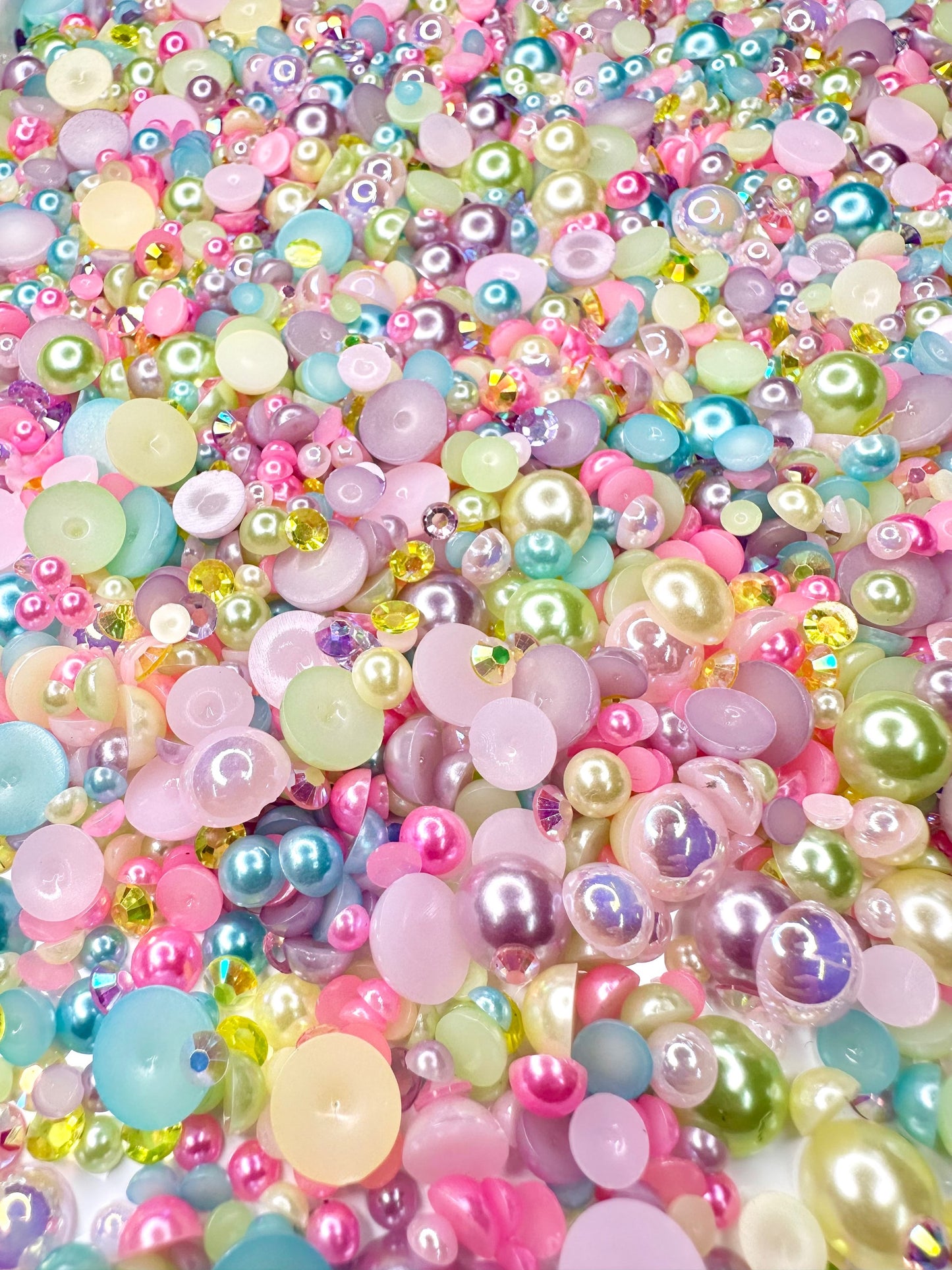 Rainbow Candy - Pearl & Rhinestone Mix image 0