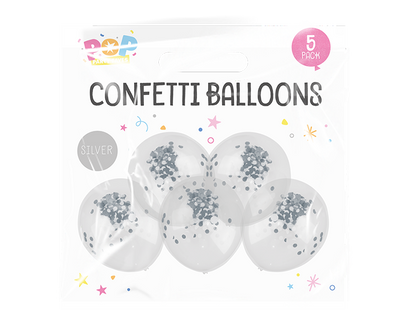 Confetti Balloons - Pack of 5 image 2
