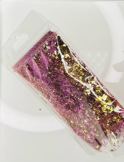 Pink Horizon - Colour Shift Chunky Glitter Mix image 2