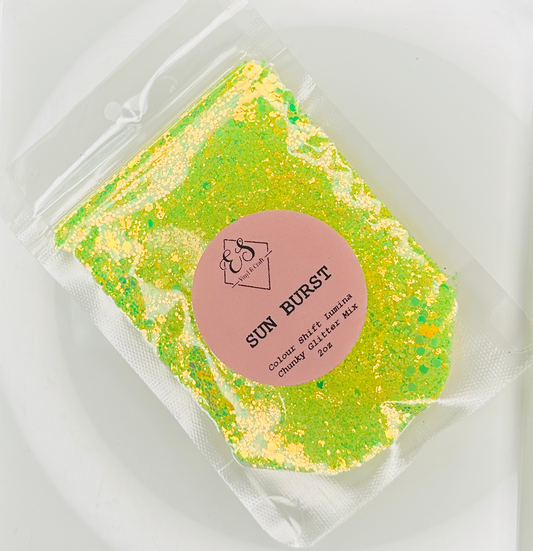 Sun Burst - Colour Shift Lumina Series - Chunky Glitter Mix image 0