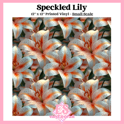 Speckled Lily - Small or Large Scale Options - 12" x 12" Sheet image 1
