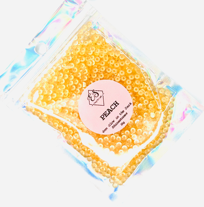 Peach - Glow in the Dark Resin Rhinestones (3mm, 4mm & 5mm) image 1