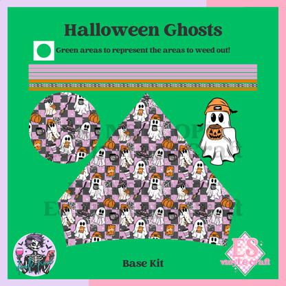 Halloween Ghosts - 24oz Snowglobe Wrapper Kit image 4