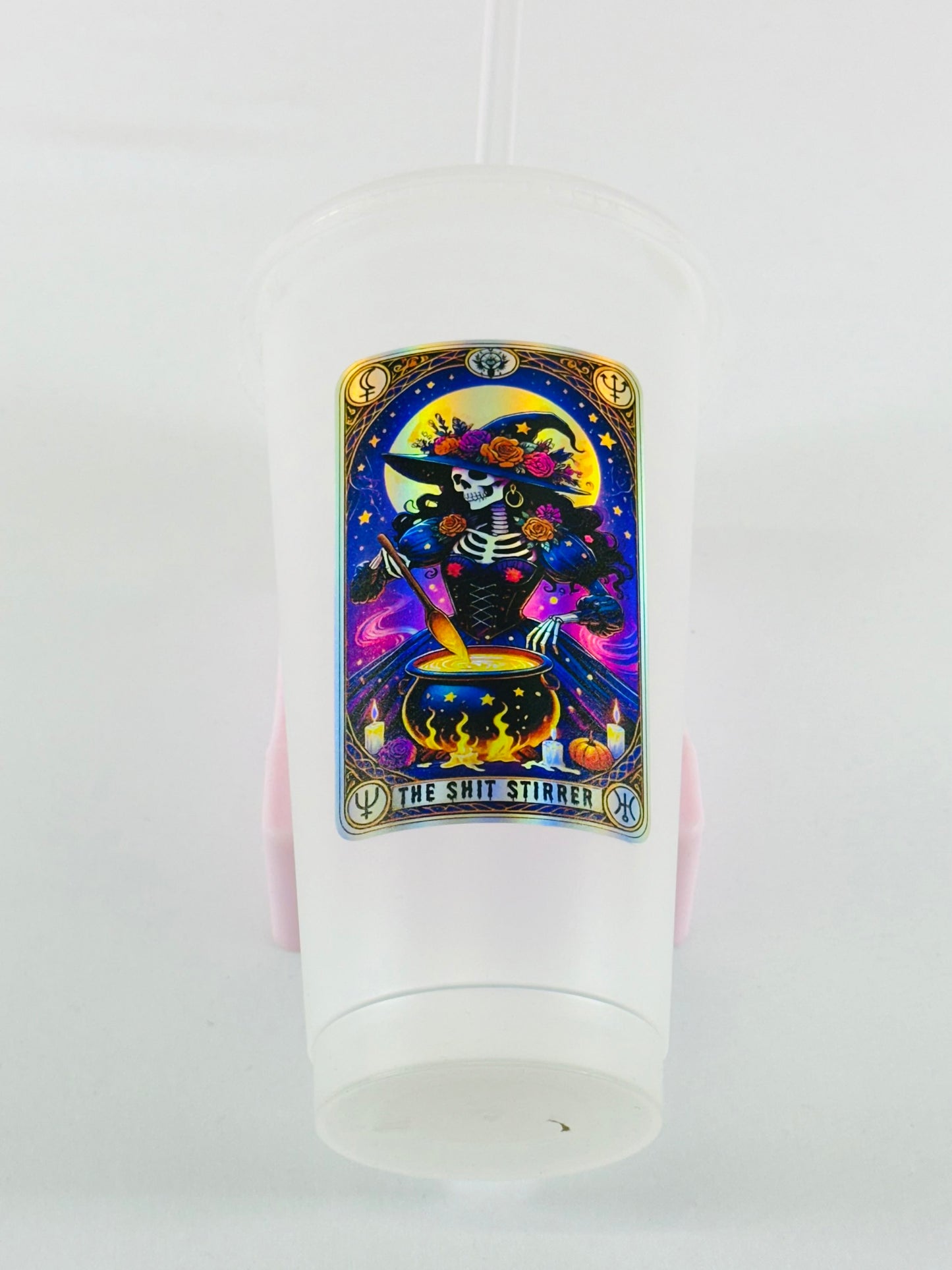 Halloween Tarot Card Decals - Holographic Rainbow Silver Section 1 image 7