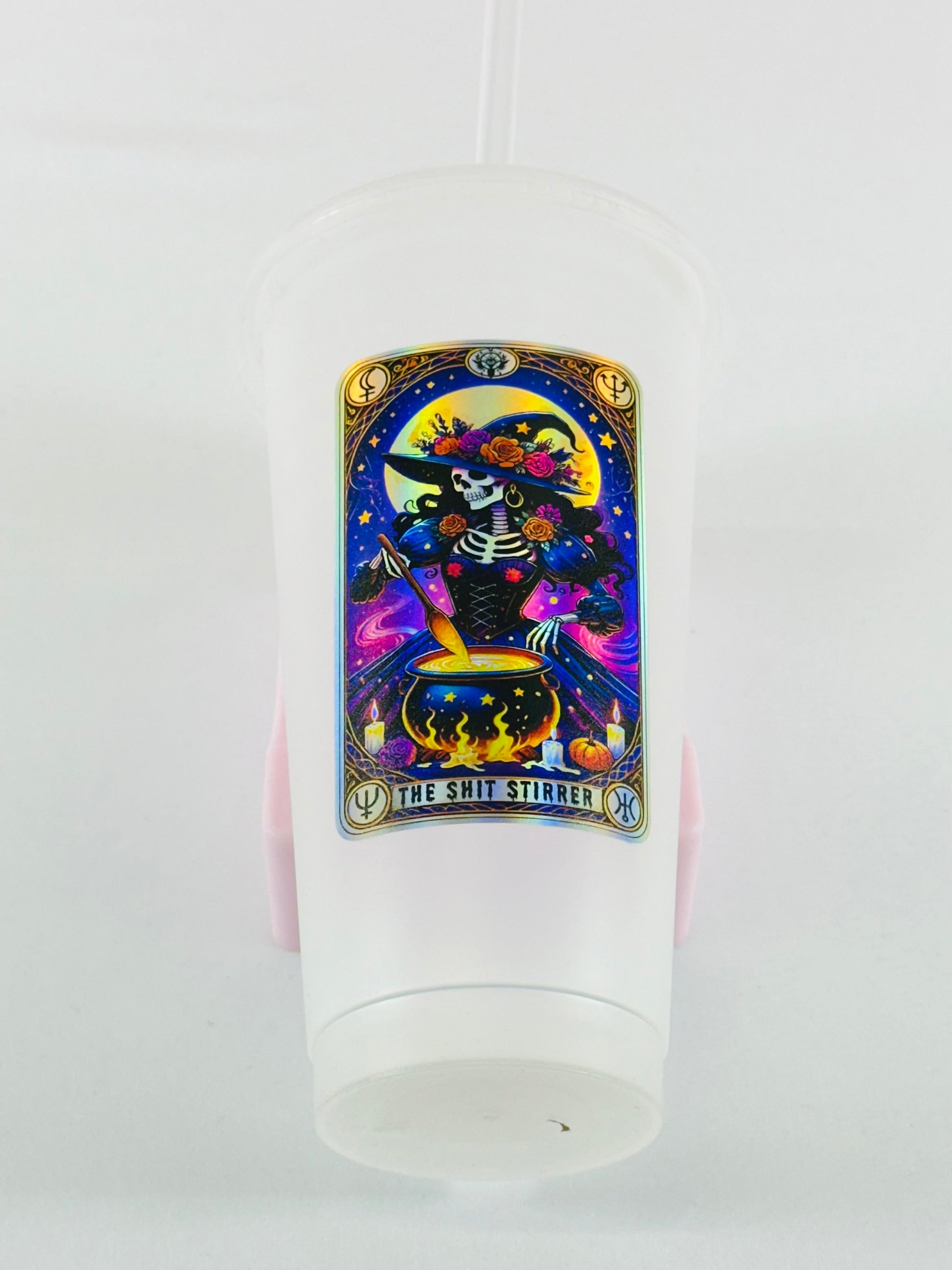 Halloween Tarot Card Decals - Holographic Rainbow Silver Section 1 image 7