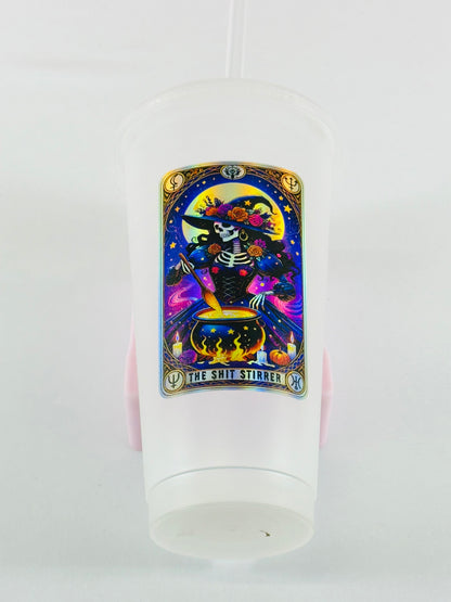 Halloween Tarot Card Decals - Holographic Rainbow Silver Section 1 image 7
