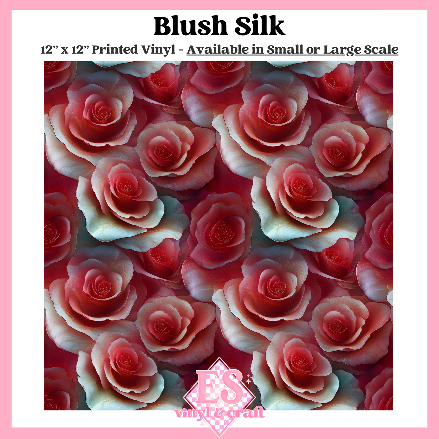 Blush Silk - Small or Large Scale Options - 12" x 12" Sheet image 0