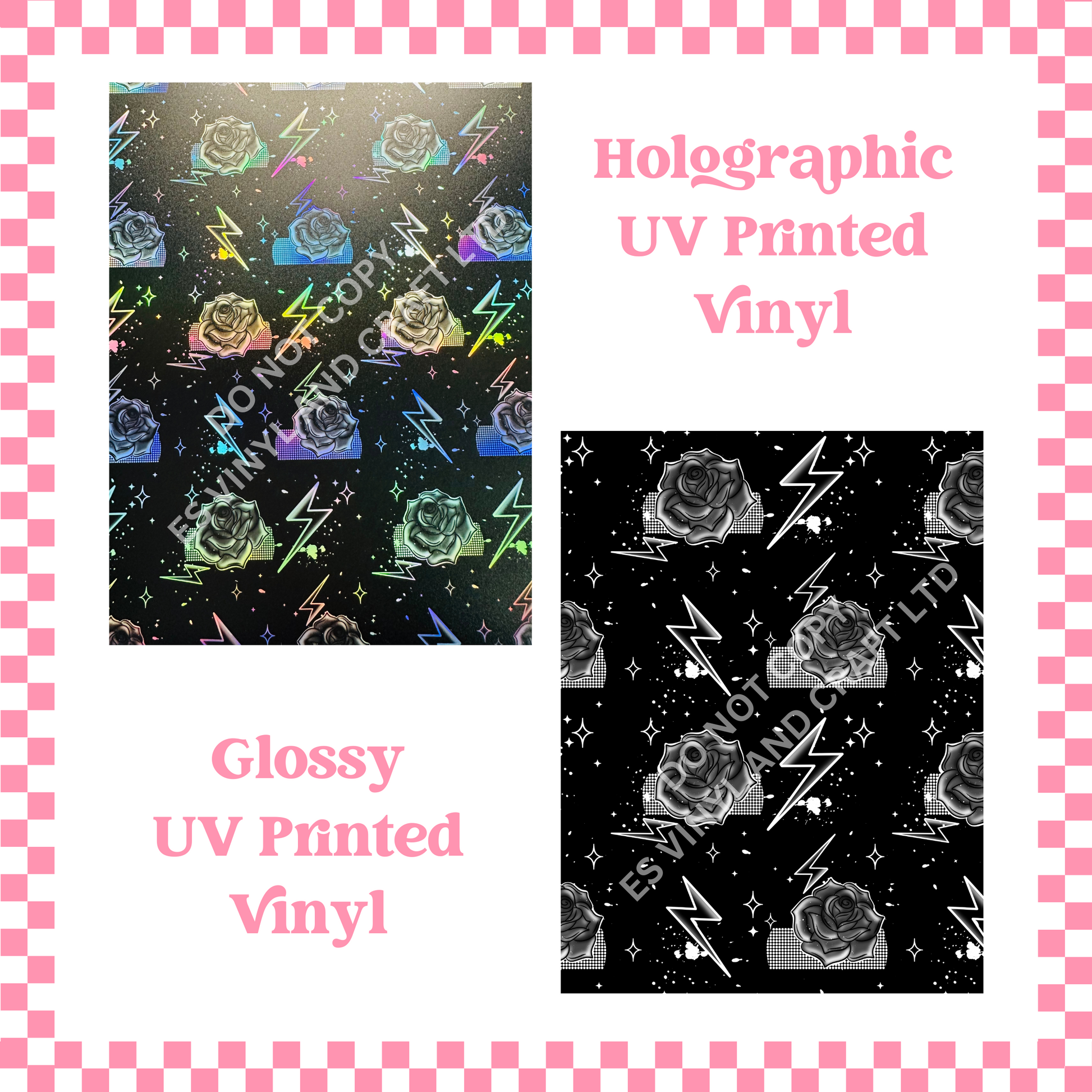 Out of Spite - Holographic or Normal Printed Vinyl (A4 or 12" x 12" Sheet) image 0
