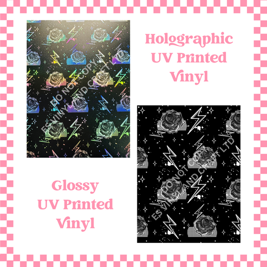Out of Spite - Holographic or Normal Printed Vinyl (A4 or 12" x 12" Sheet) image 0