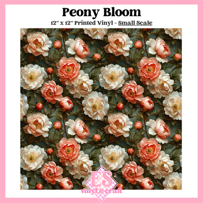 Peony Bloom - Small or Large Scale Options - 12" x 12" Sheet image 1