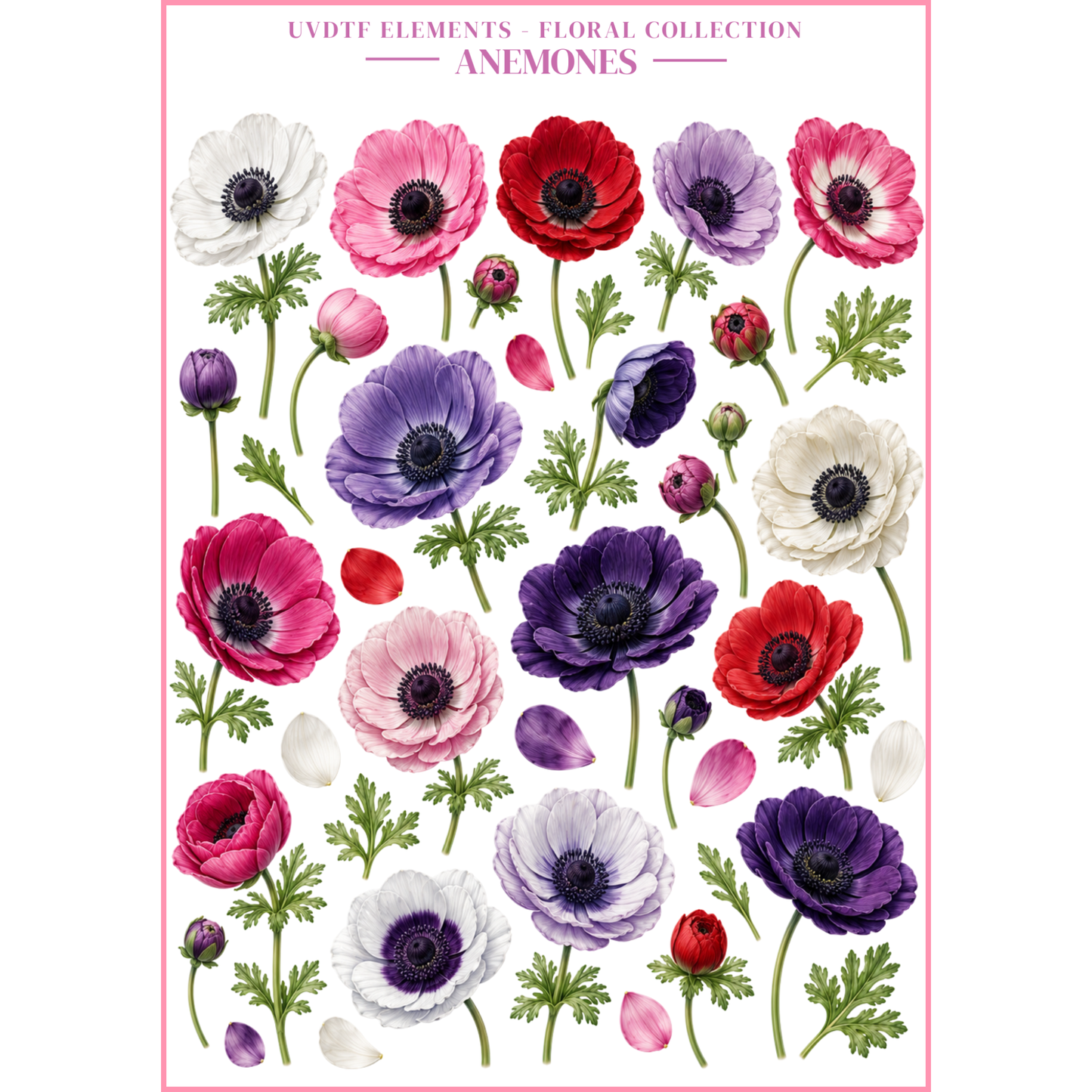 UVDTF Elements - Floral Collection