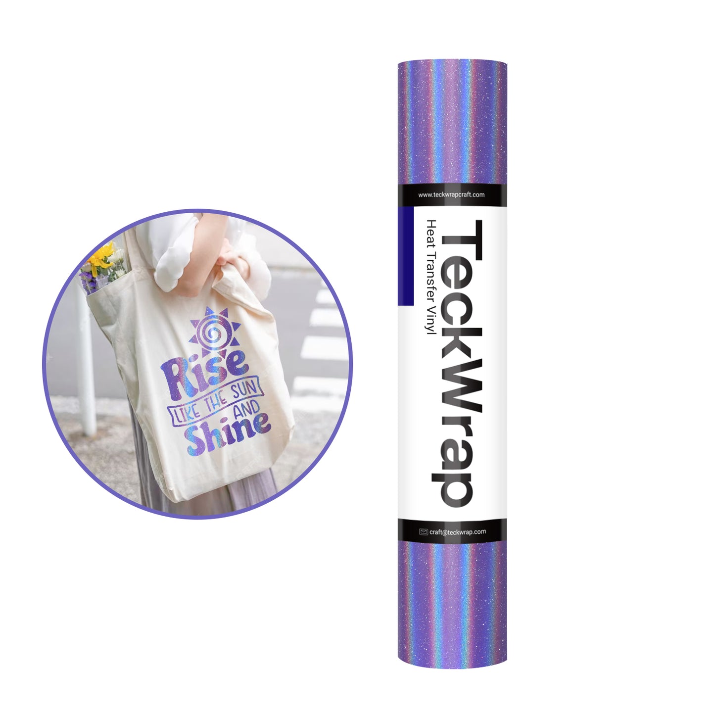 Teckwrap Holographic Shimmer Heat Transfer Vinyl