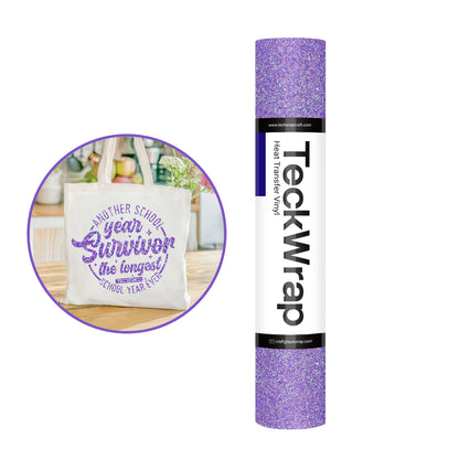 Teckwrap 10" Fancy Glitter Heat Transfer Vinyl