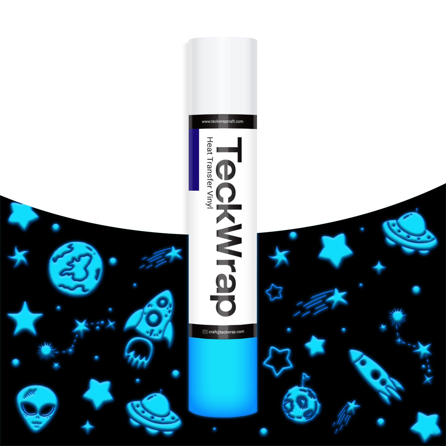 Glow in The Dark 3D Puff Heat Transfer Vinyl