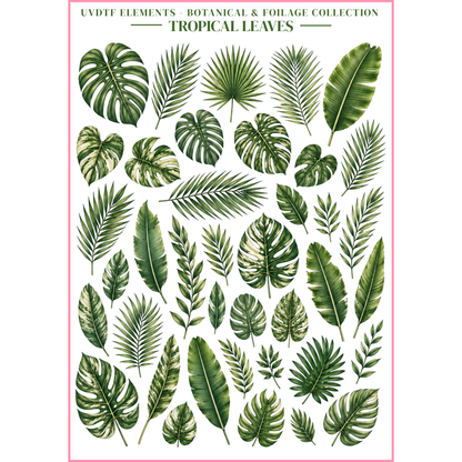 UVDTF Elements - Botanical & Foliage Collection