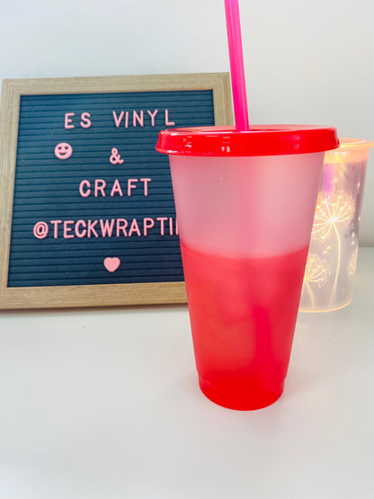 Cold Colour Change Cups 24oz  image 0