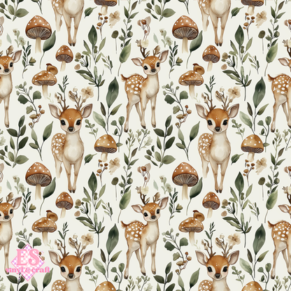 Flutter & Bloom Collection - UV Printed Vinyl 12" x 12" Sheet image 1