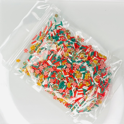 Gingerbread House - Polymer Clay Slices and Sprinkles image 1