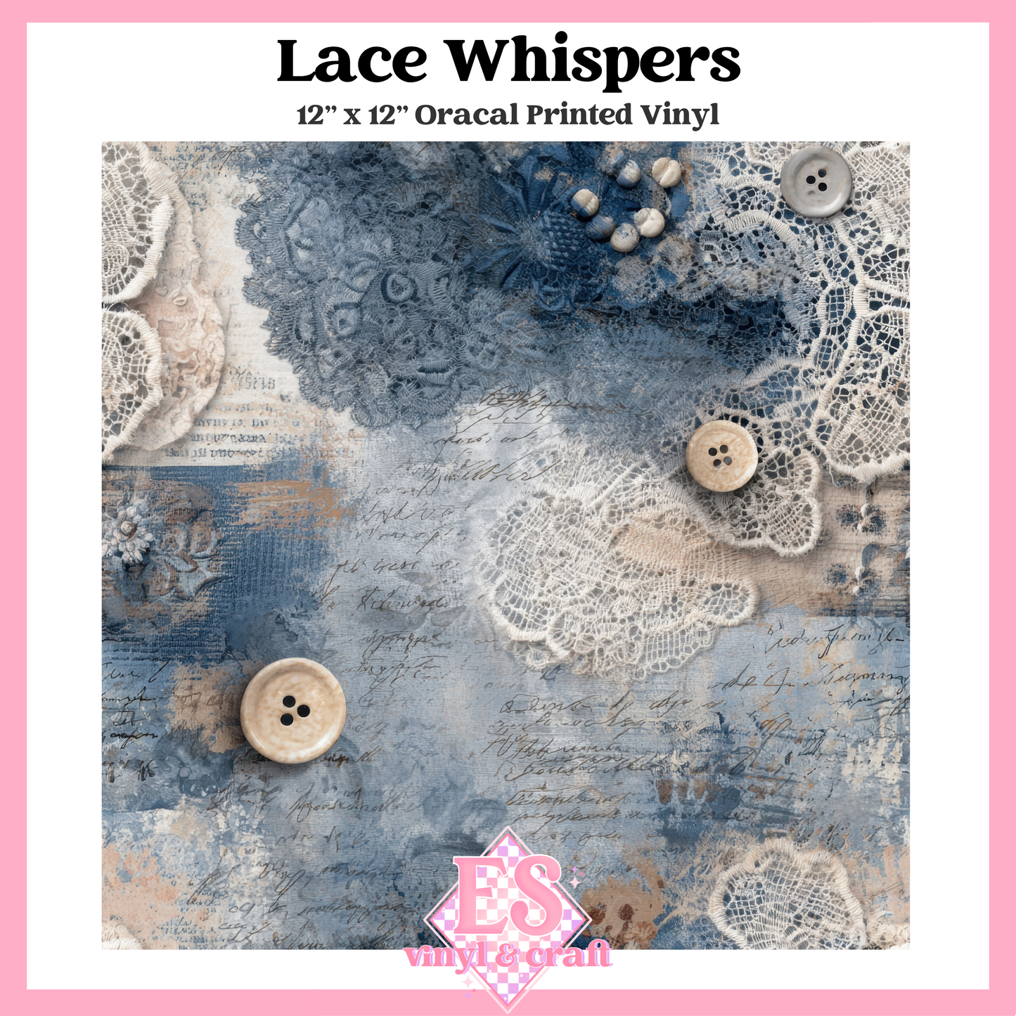 Whispered Linen Collection - 12" x 12" Sheet (12 Different Designs) image 1