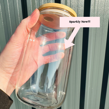 16oz Beer Can Glass - PLEASE READ ITEM DESCRIPTION!!!!!!! image 3