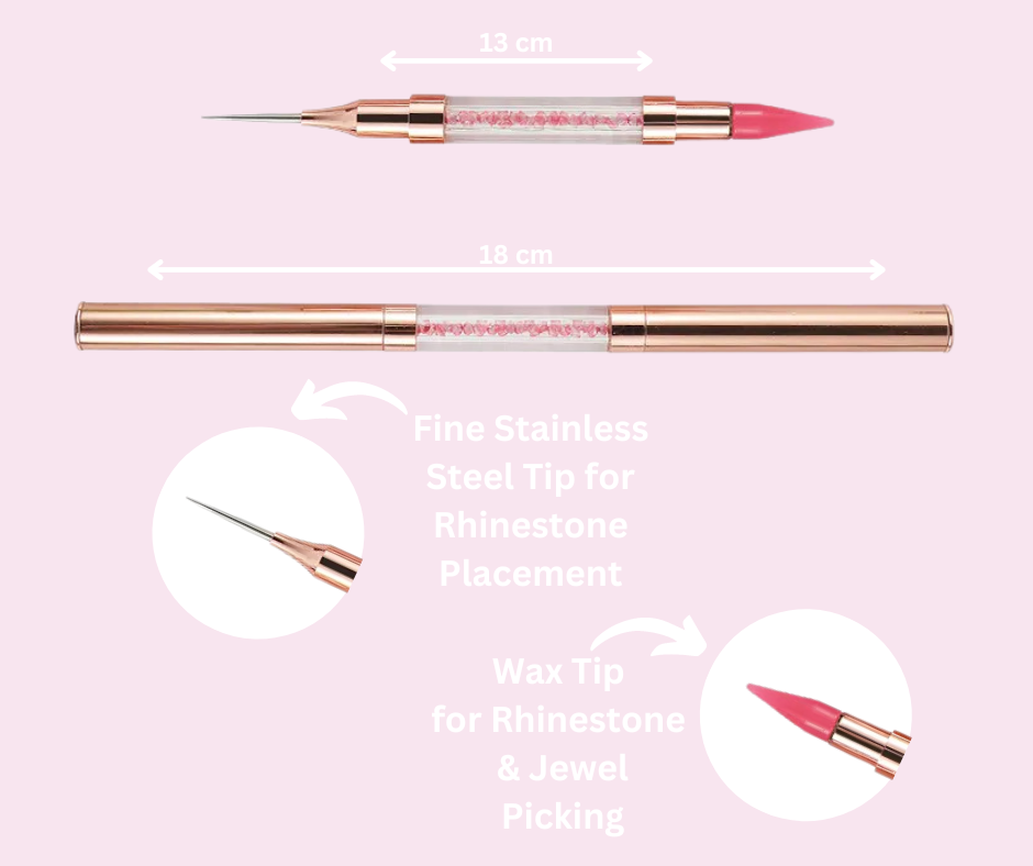 Premium Dual Ended Rose Gold Rhinestone / Gem Tool image 1