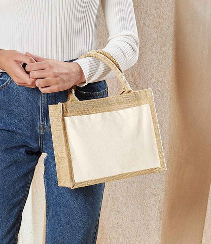 Westford Mill Pocket Jute Gift Bag image 1