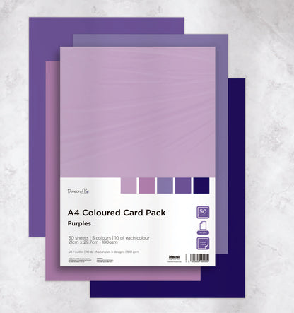Dovecraft A4 Coloured Card Packs image 2