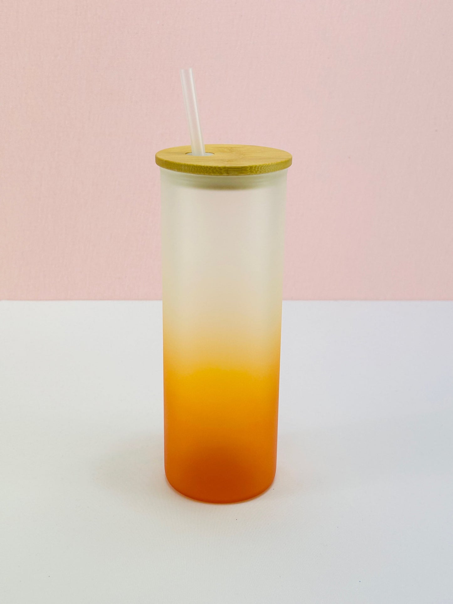 25oz Frosted Ombre Sublimation Glass image 5