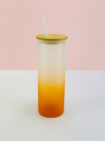 25oz Frosted Ombre Sublimation Glass image 5