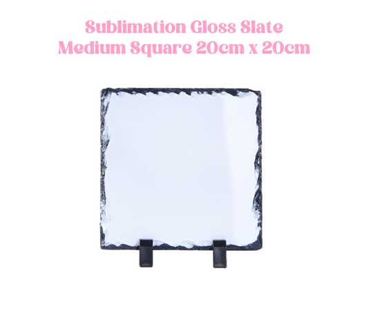 Gloss Slate Medium Square - 20cm x 20cm image 0