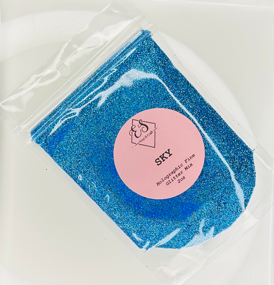 Sky - Holographic Fine Glitter Mix image 0
