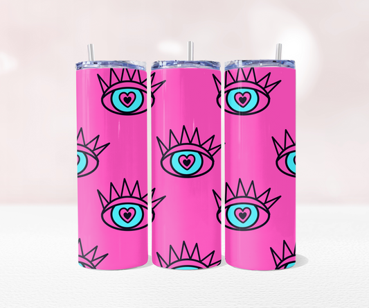 Evil Eye - Full 20oz Tumbler Sublimation Ready To Print image 0