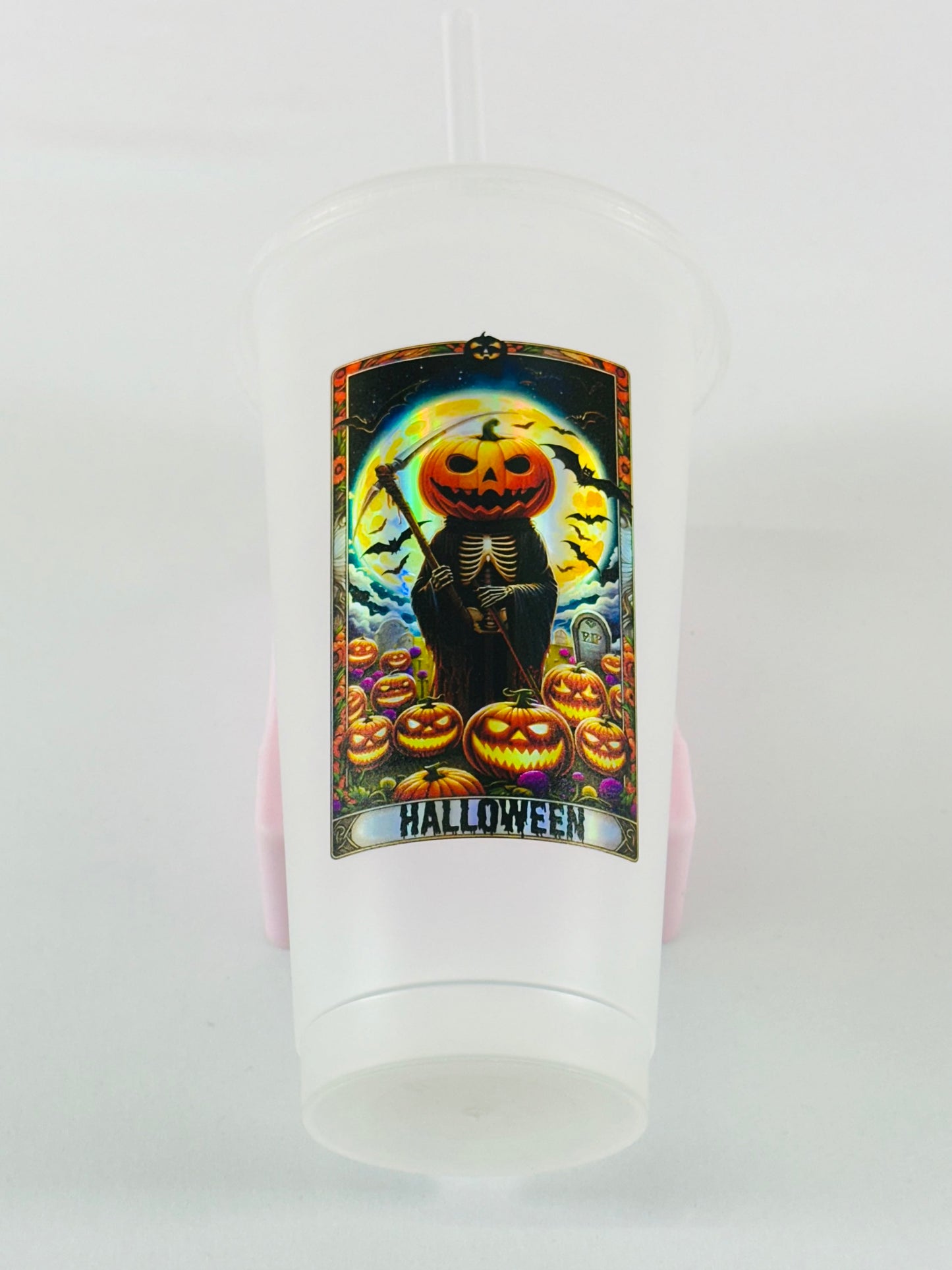 Halloween Tarot Card Decals - Holographic Rainbow Silver Section 3 image 1