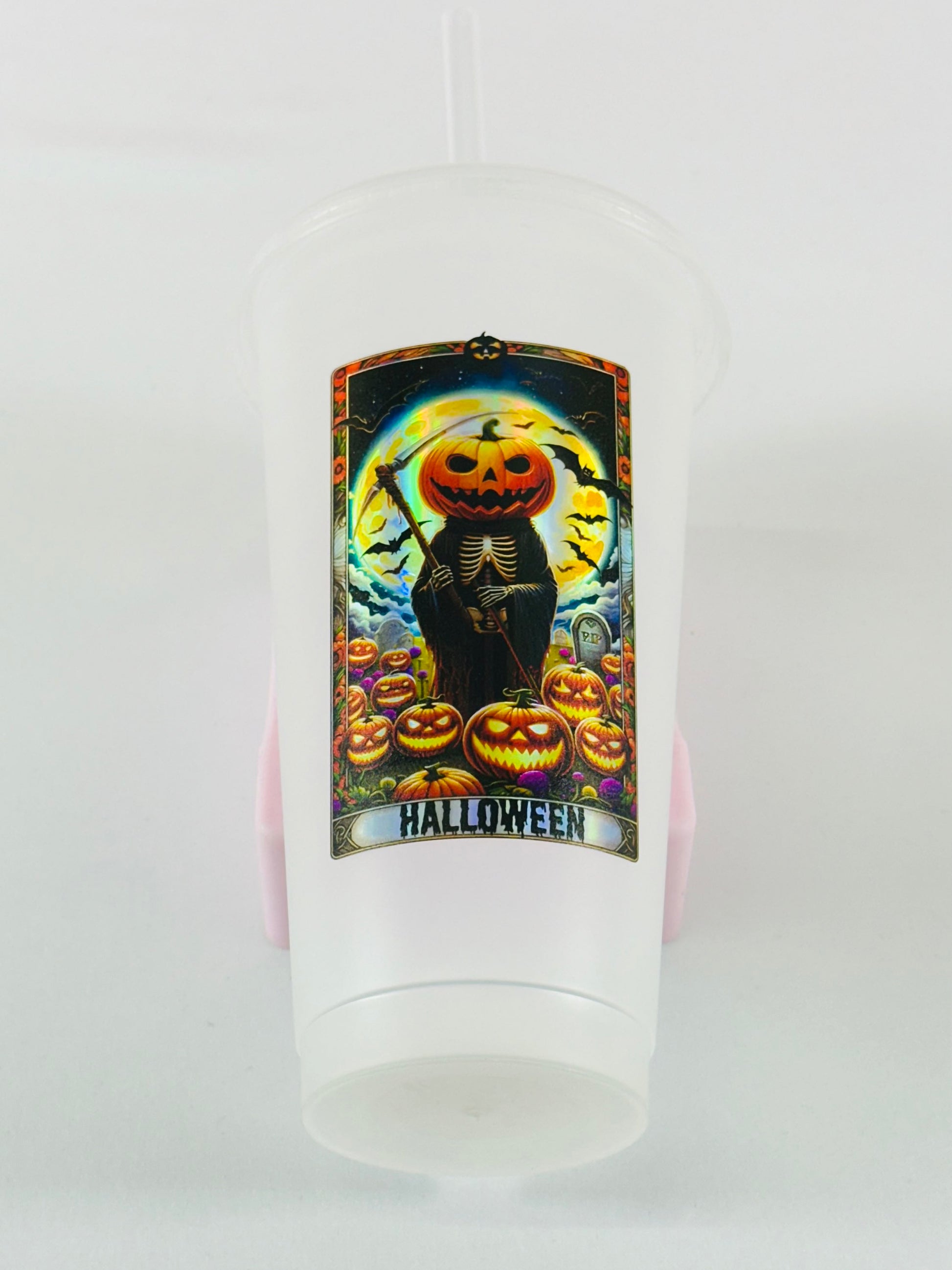 Halloween Tarot Card Decals - Holographic Rainbow Silver Section 3 image 1