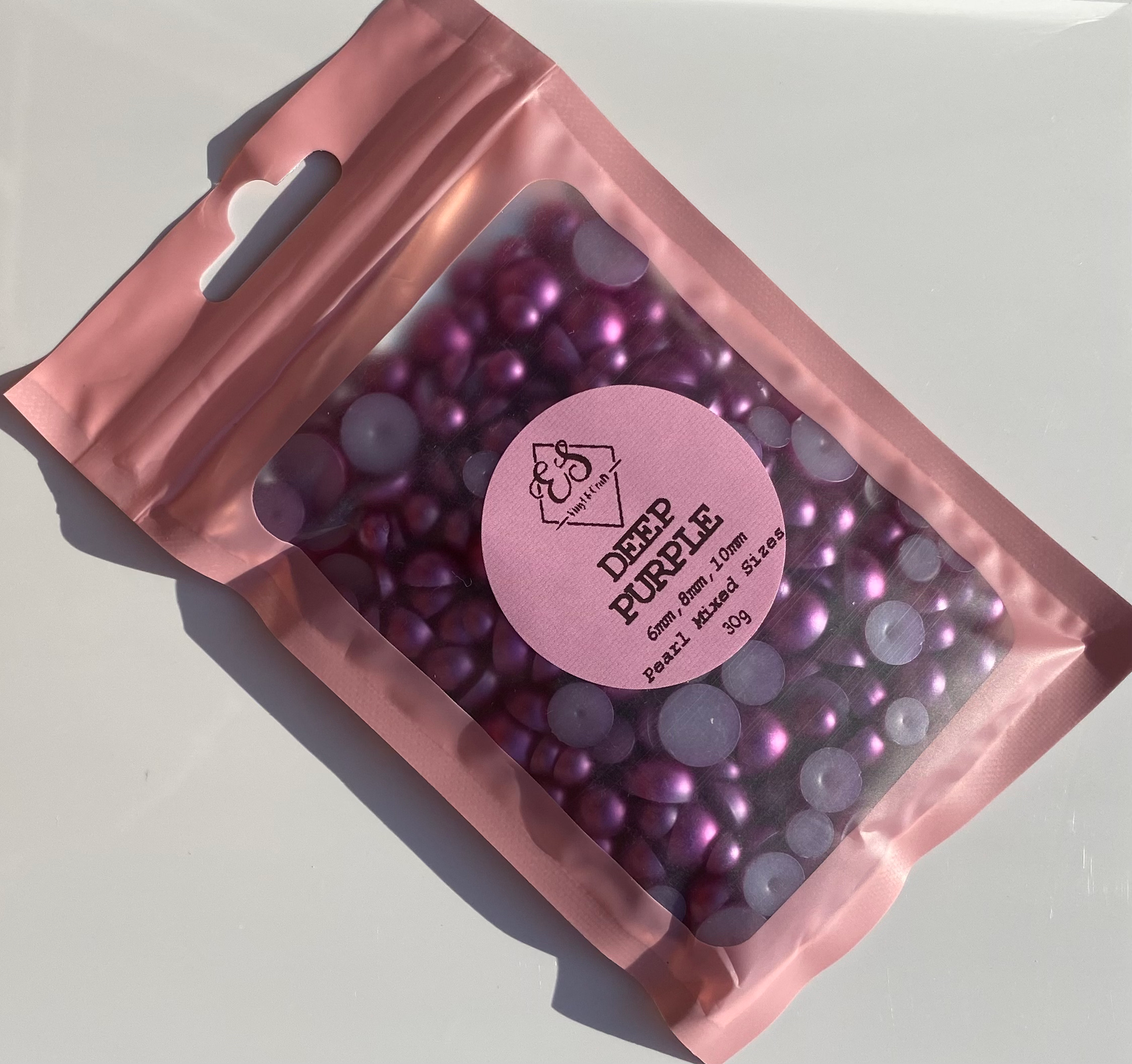 Deep Purple  - Pearl Mix 6mm, 8mm & 10mm image 1