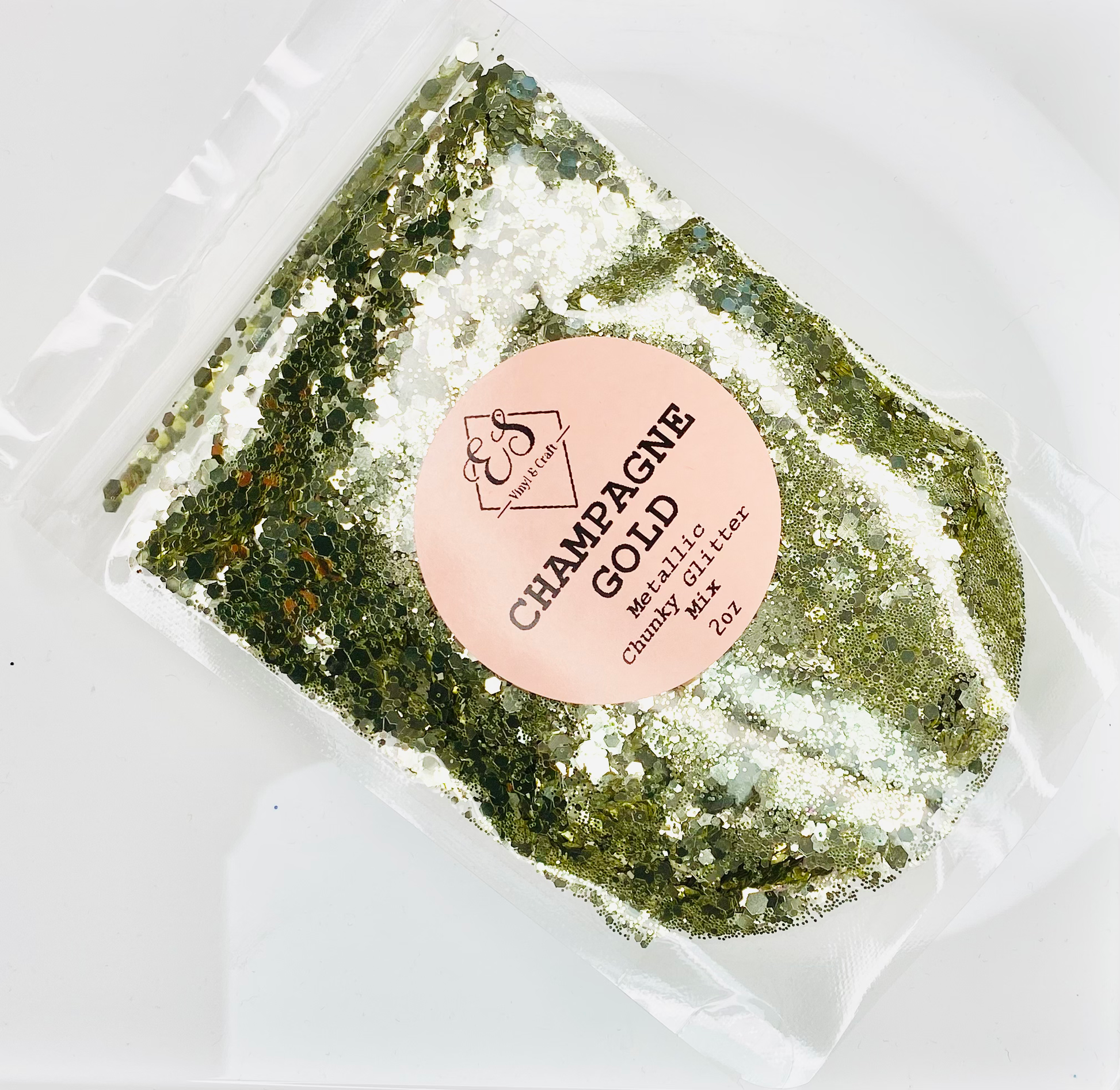Champagne Gold - Metallic Chunky Glitter Mix image 0