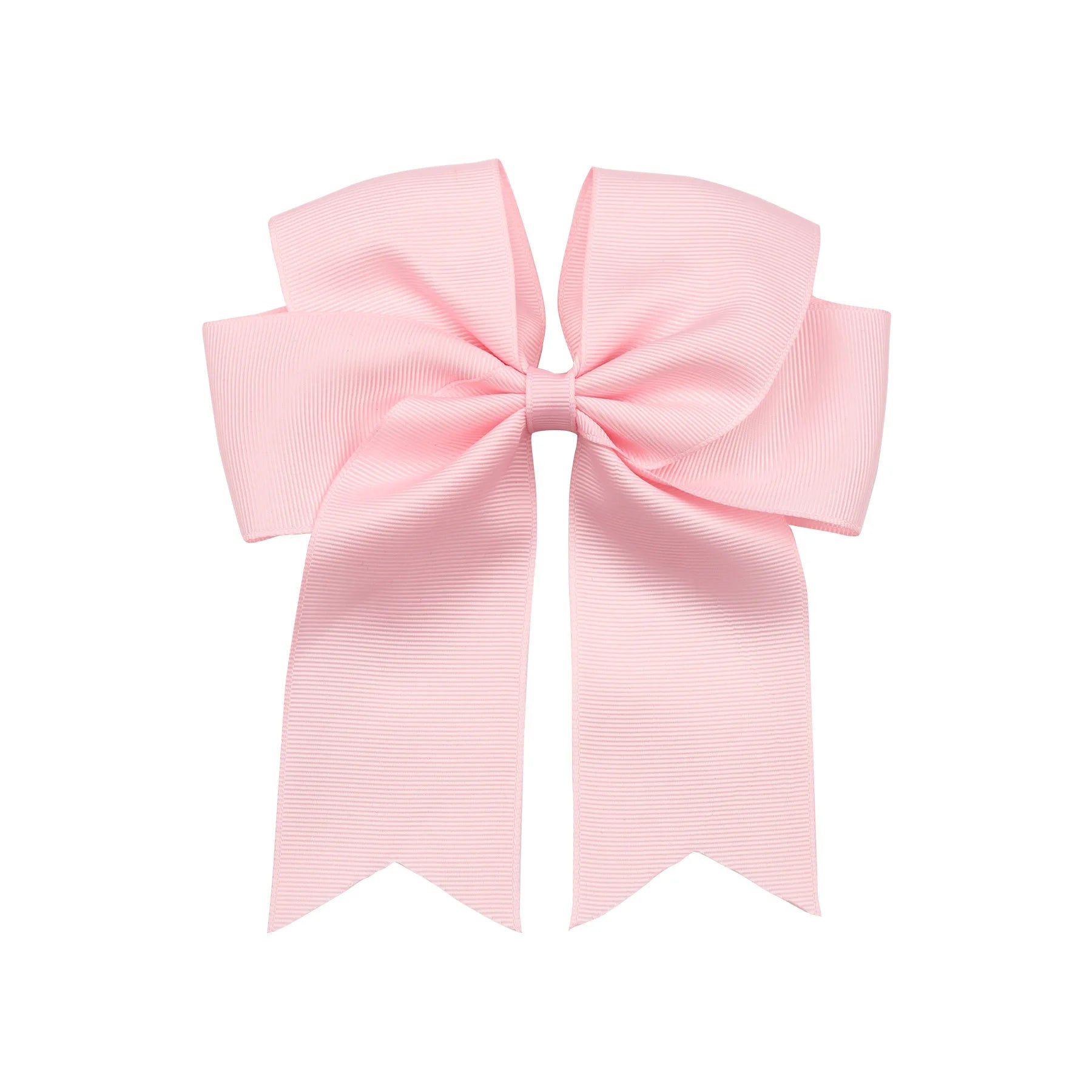 Dovetail Hair Bow Clip 6" - Baby Pink image 0