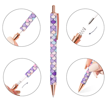 Teckwrap Purple Pattern Mermaid Weeding Pen image 1