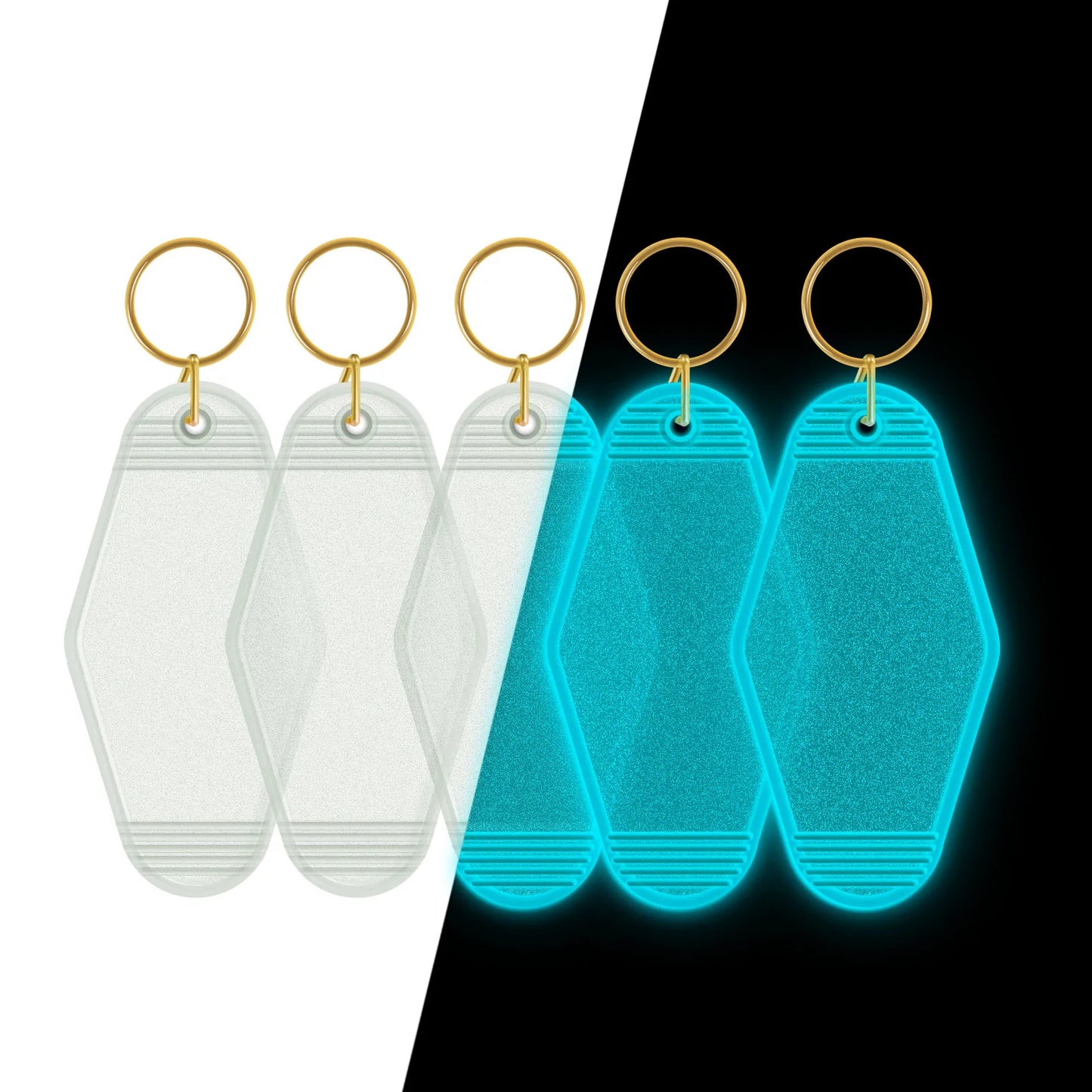 Teckwrap Glow in the Dark Motel Keychain Blanks image 2
