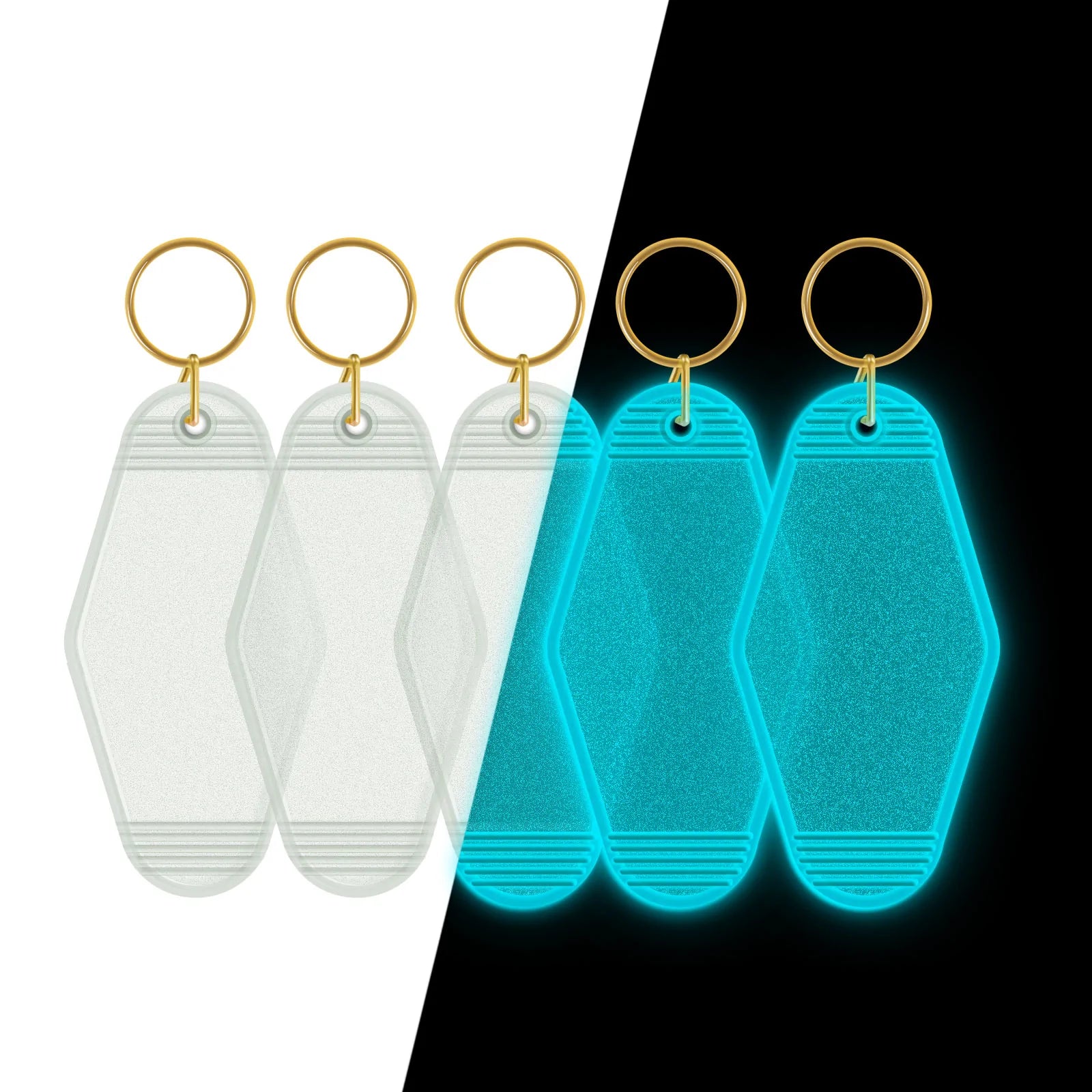 Teckwrap Glow in the Dark Motel Keychain Blanks image 2