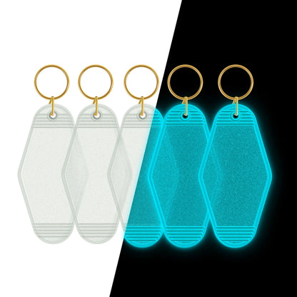 Teckwrap Glow in the Dark Motel Keychain Blanks image 2