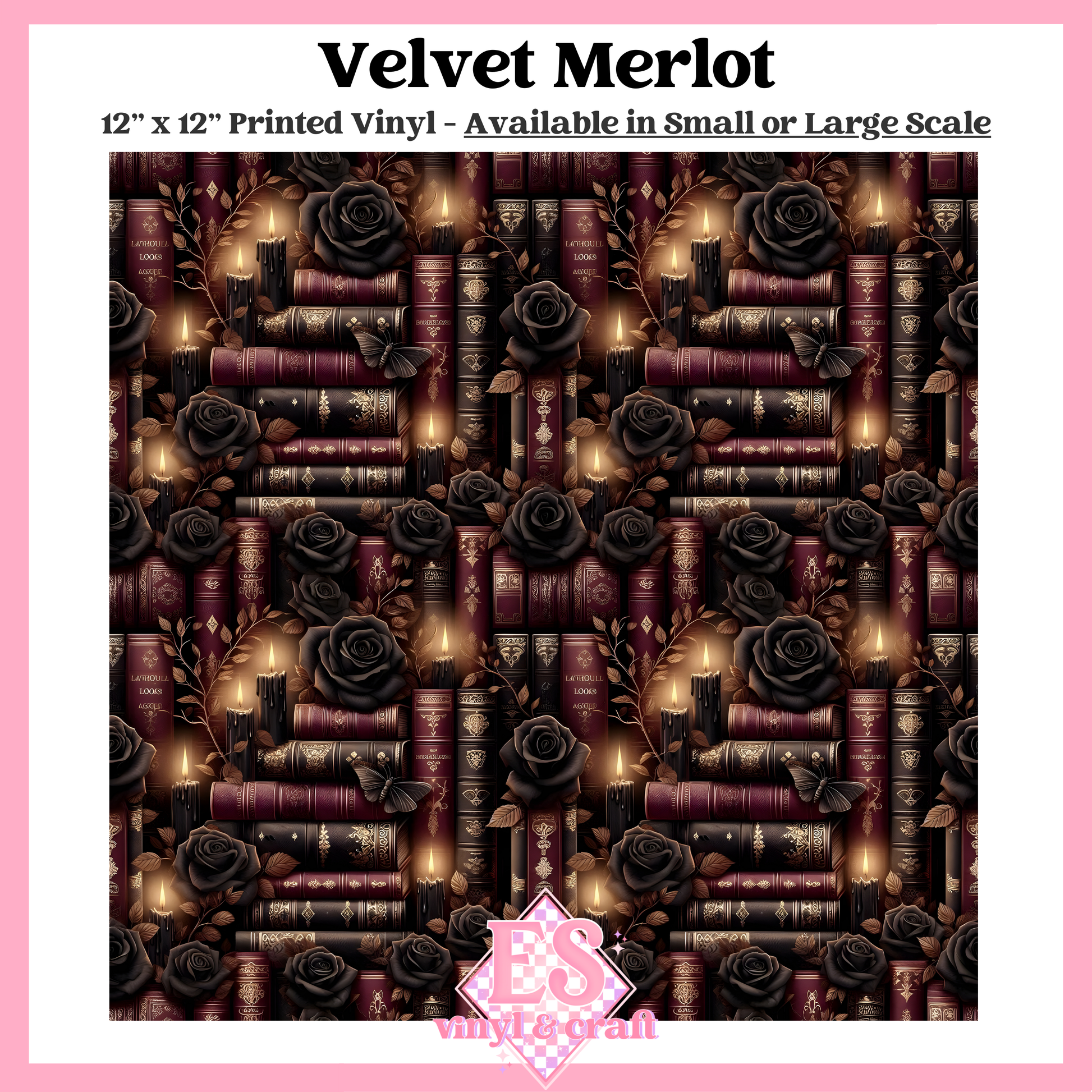 Velvet Merlot - Small or Large Scale Options - 12" x 12" Sheet image 0