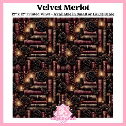 Velvet Merlot - Small or Large Scale Options - 12" x 12" Sheet image 0